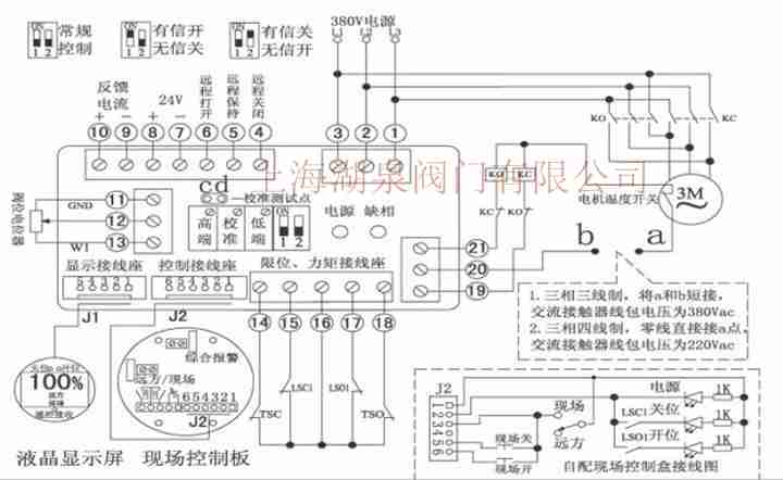 阀门电动装置内部结构图