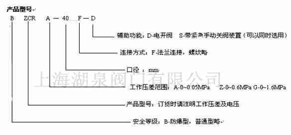 ZCRB防爆燃气紧迫切断阀